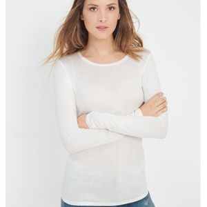 White House Black Market Crew Neck Layering Tee